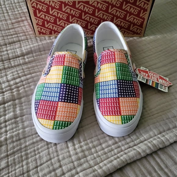 Vans Other - VANS Classic Slip On Pride LGBTQ+ Multicolor Rainbow Men 11.5 042024